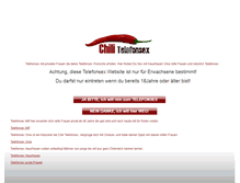 Tablet Screenshot of chili-telefonsex.com